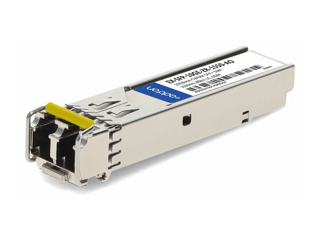 AddOn - SFP+ transceiver module (equivalent to: Juniper Networks EX-SFP-10GE-ZR-1550) - 10GbE - 10GBase-CWDM - LC