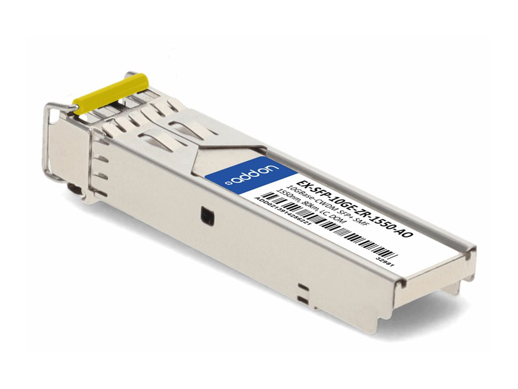 AddOn - SFP+ transceiver module (equivalent to: Juniper Networks EX-SFP-10GE-ZR-1550) - 10GbE - 10GBase-CWDM - LC