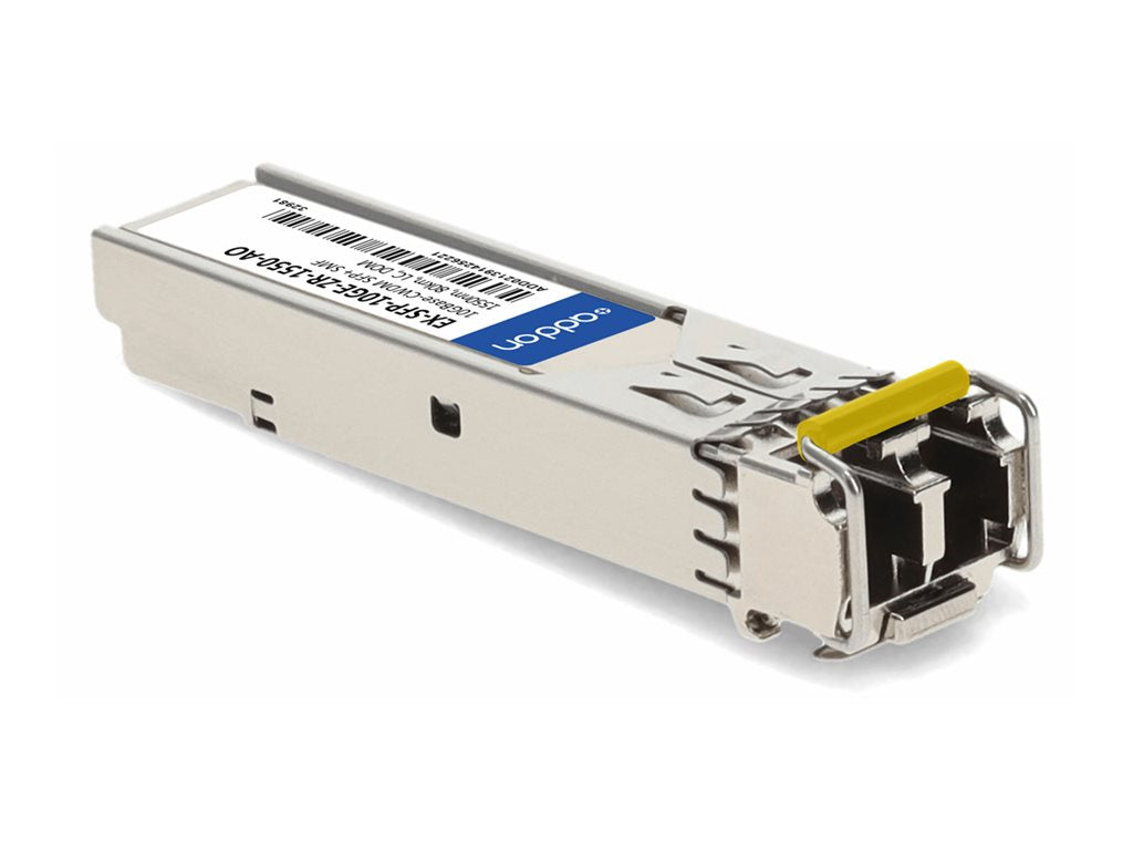 AddOn - SFP+ transceiver module (equivalent to: Juniper Networks EX-SFP-10GE-ZR-1550) - 10GbE - 10GBase-CWDM - LC