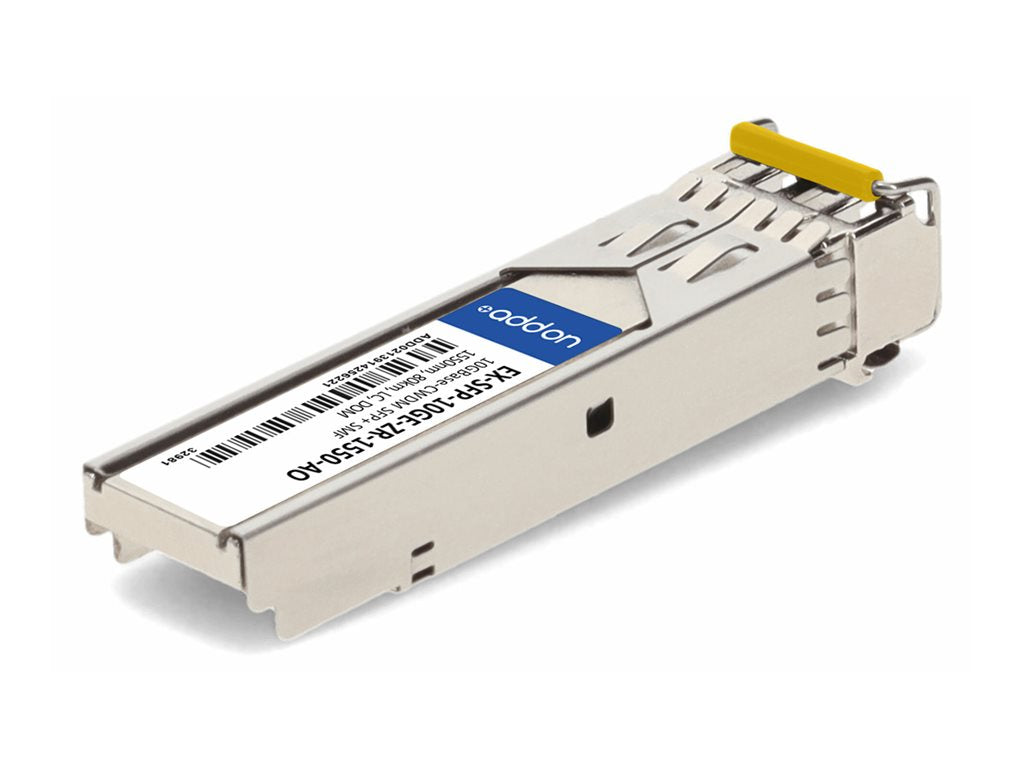 AddOn - SFP+ transceiver module (equivalent to: Juniper Networks EX-SFP-10GE-ZR-1550) - 10GbE - 10GBase-CWDM - LC