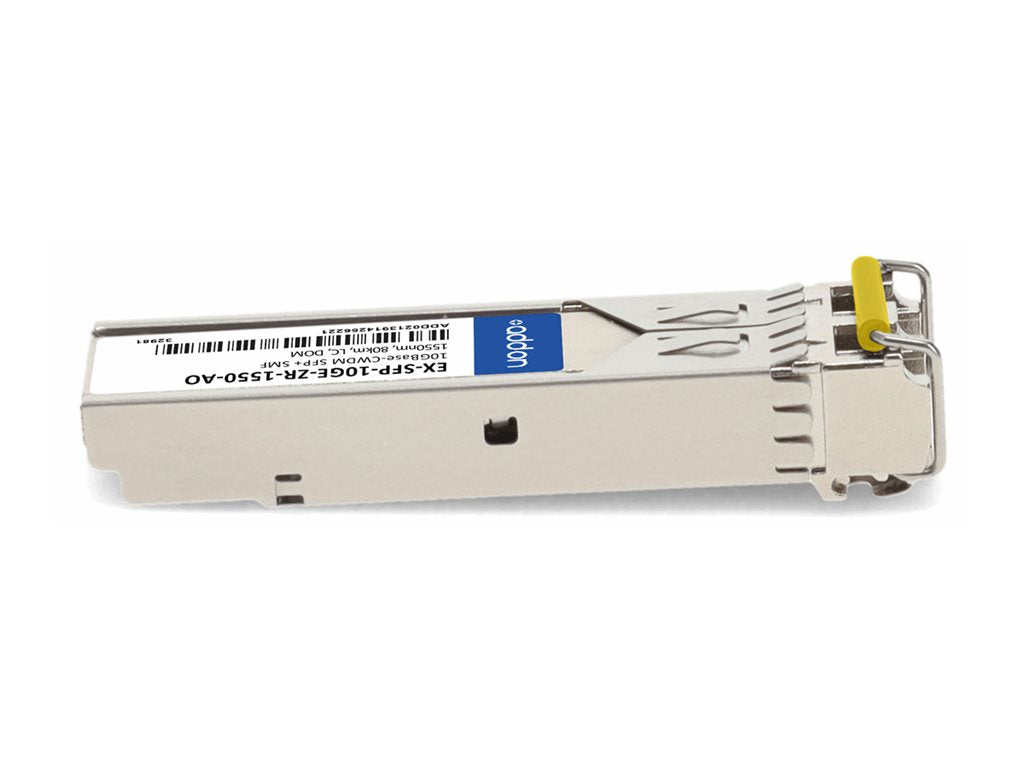 AddOn - SFP+ transceiver module (equivalent to: Juniper Networks EX-SFP-10GE-ZR-1550) - 10GbE - 10GBase-CWDM - LC