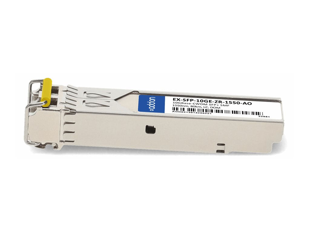 AddOn - SFP+ transceiver module (equivalent to: Juniper Networks EX-SFP-10GE-ZR-1550) - 10GbE - 10GBase-CWDM - LC