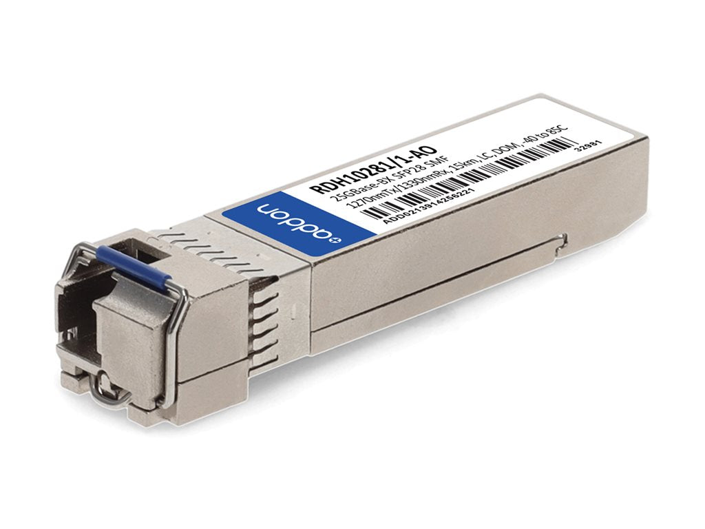 AddOn - SFP28 transceiver module - 25GbE - 25GBase-BX - LC single-mode - up to 9.3 miles - 1270 (TX) / 1330 (RX) nm -