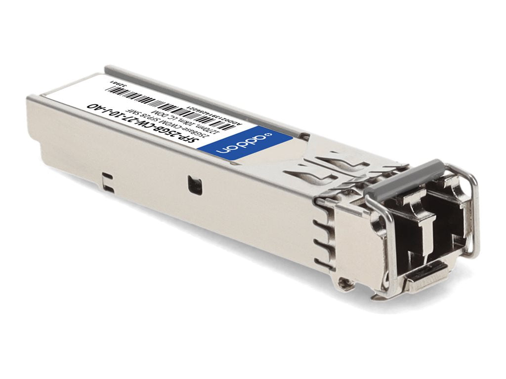 AddOn - SFP28 transceiver module - 25GbE - 25GBase-CWDM - LC single-mode - up to 6.2 miles - 1270 nm - TAA Compliant