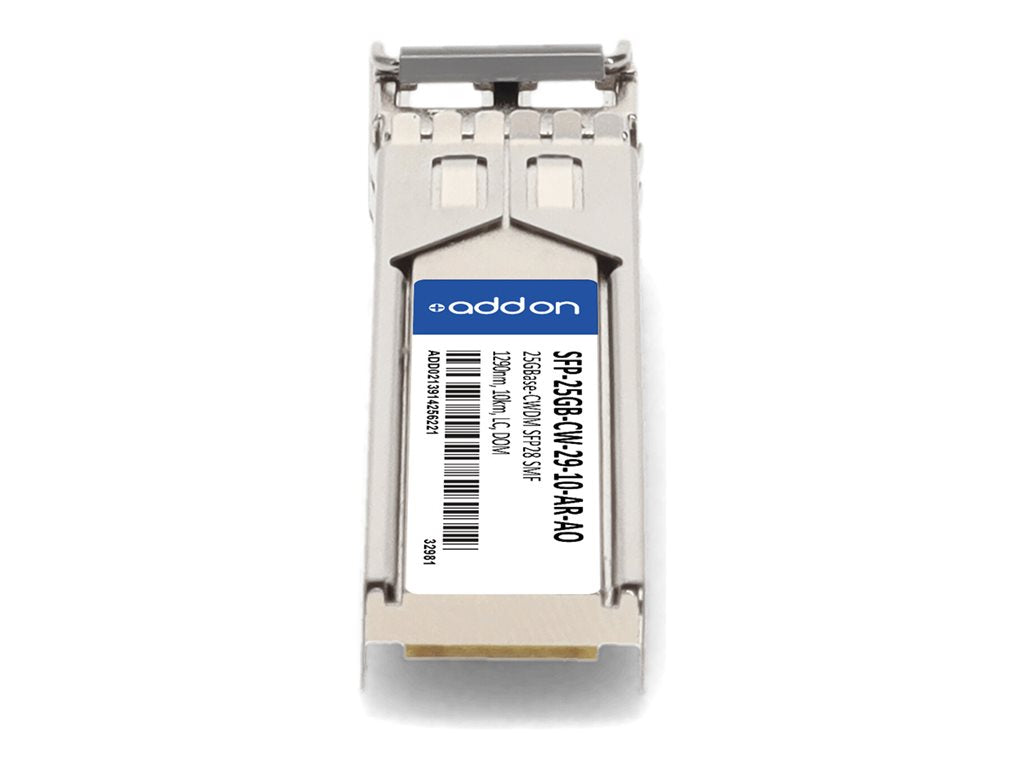 AddOn - SFP28 transceiver module - 25GbE - 25GBase-CWDM - LC single-mode - up to 6.2 miles - 1290 nm - TAA Compliant