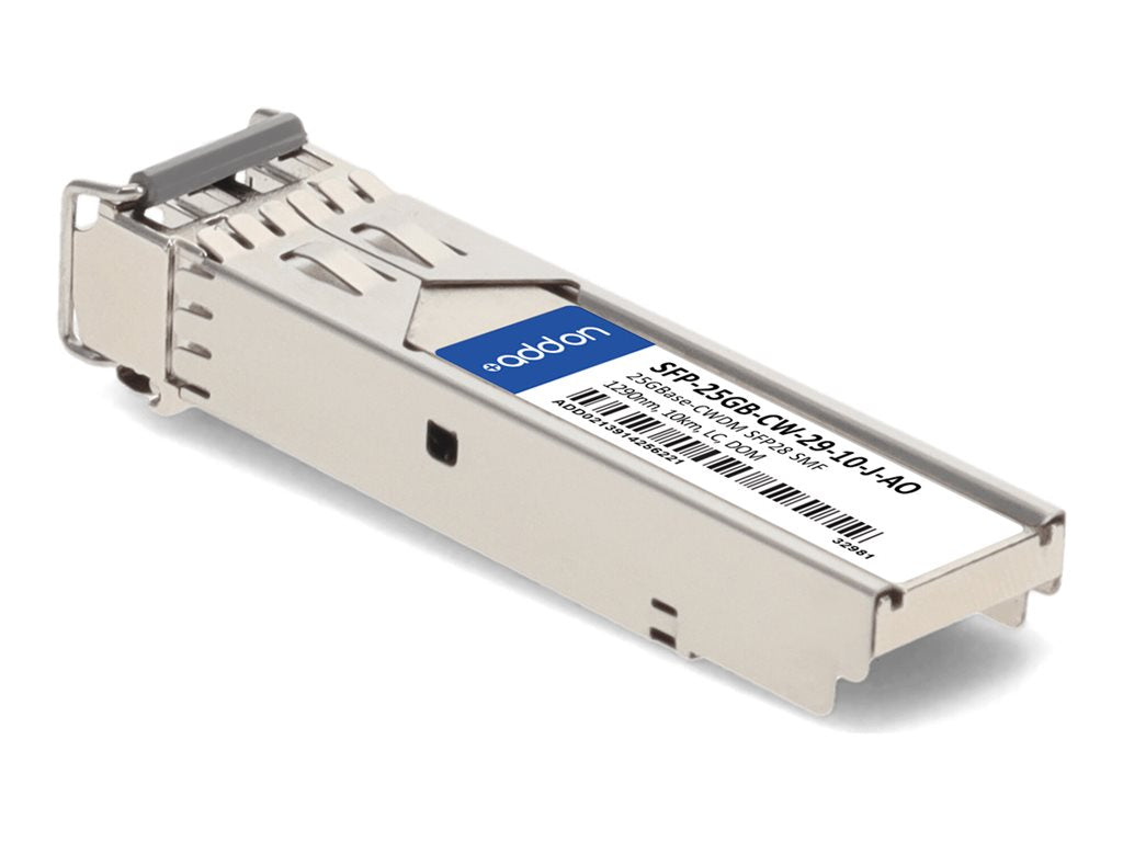 AddOn - SFP28 transceiver module - 25GbE - 25GBase-CWDM - LC single-mode - up to 6.2 miles - 1290 nm - TAA Compliant