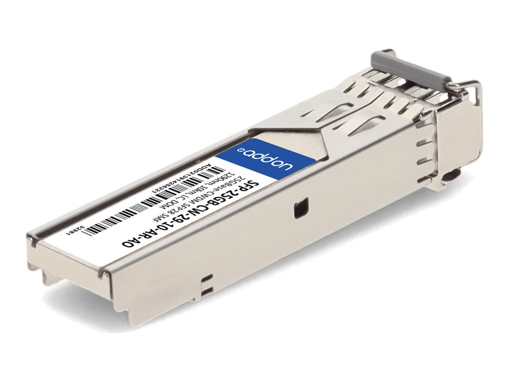 AddOn - SFP28 transceiver module - 25GbE - 25GBase-CWDM - LC single-mode - up to 6.2 miles - 1290 nm - TAA Compliant
