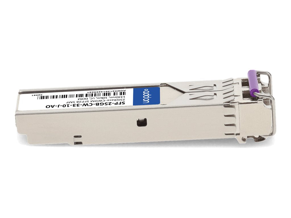 AddOn - SFP28 transceiver module - 25GbE - 25GBase-CWDM - LC single-mode - up to 6.2 miles - 1330 nm - TAA Compliant
