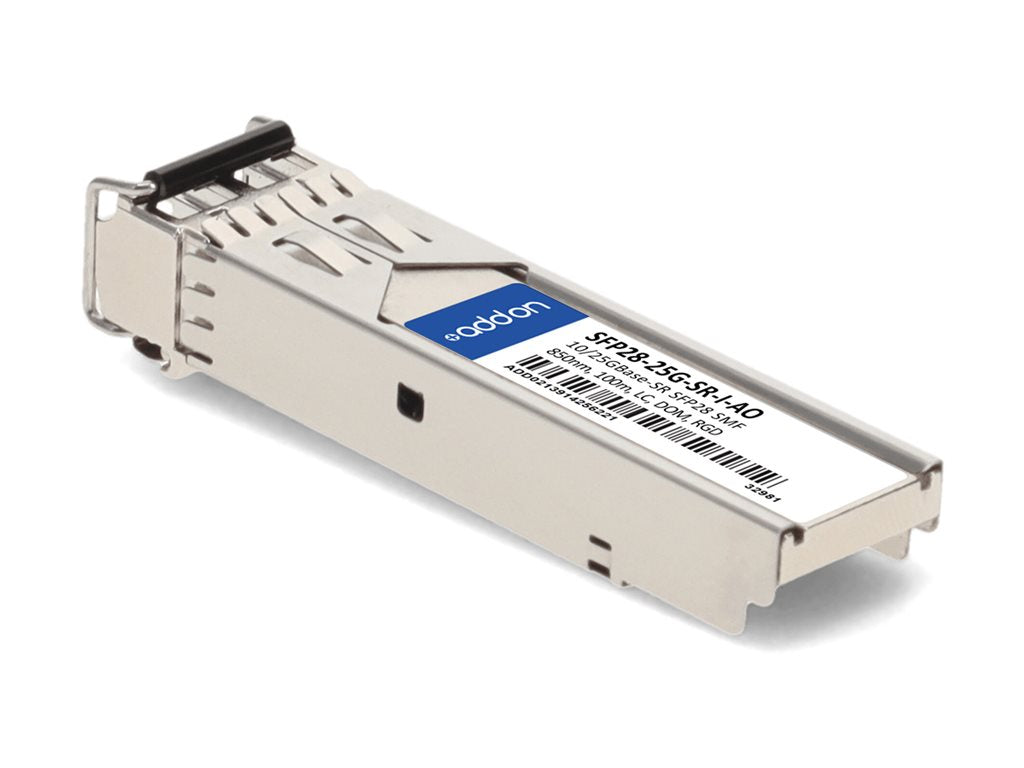 AddOn - SFP28 transceiver module (equivalent to: Dell SFP28-25G-SR-I) - 25GbE - 25GBase-LR - LC multi-mode - up to 328