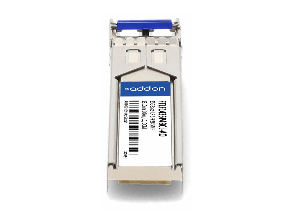 AddOn - SFP28 transceiver module (equivalent to: Finisar FTLF1436P4BCL) - 25GbE - 25GBase-LR - LC single-mode - up to