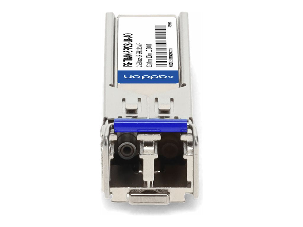 AddOn - SFP28 transceiver module (equivalent to: Fortinet FG-TRAN-SFP28-LR) - 25GbE - 25GBase-LR - LC single-mode - up to 6.2 FG-TRAN-SFP28-LR-AO
