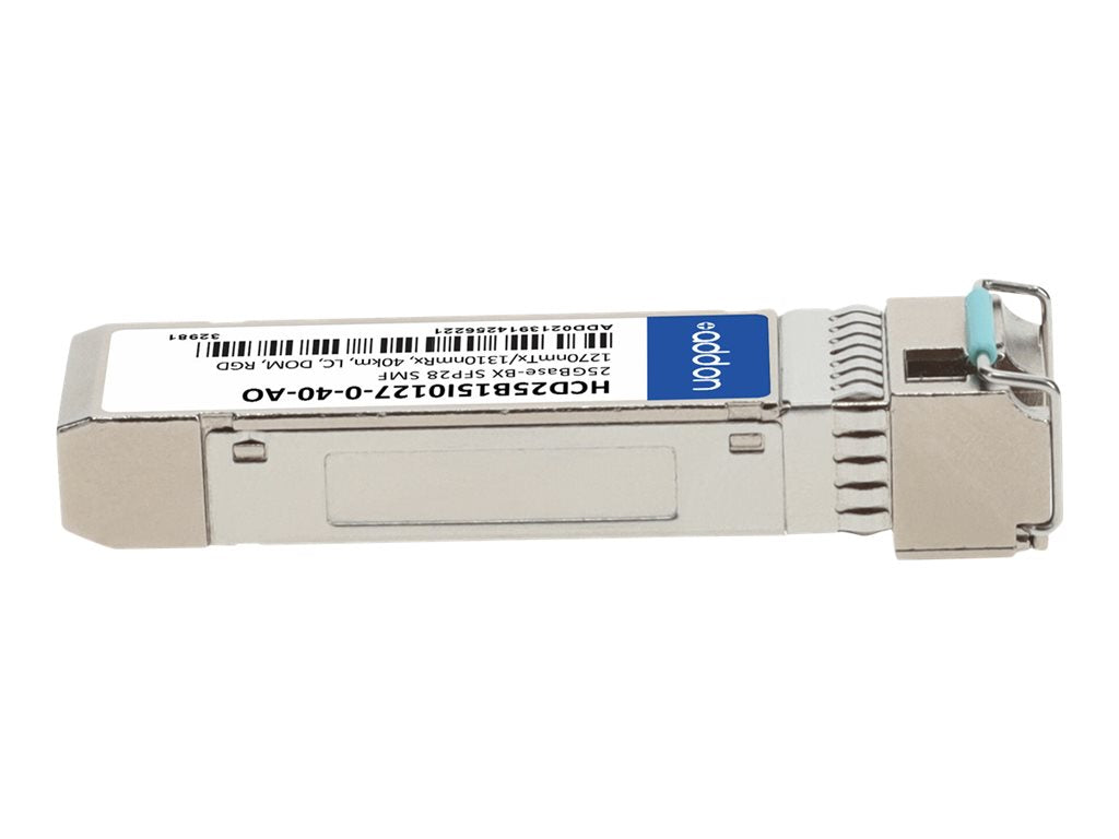 AddOn - SFP28 transceiver module (equivalent to: Fujitsu HCD25B15I0127-0-40) - 25GbE - 25GBase-BX - LC single-mode - up
