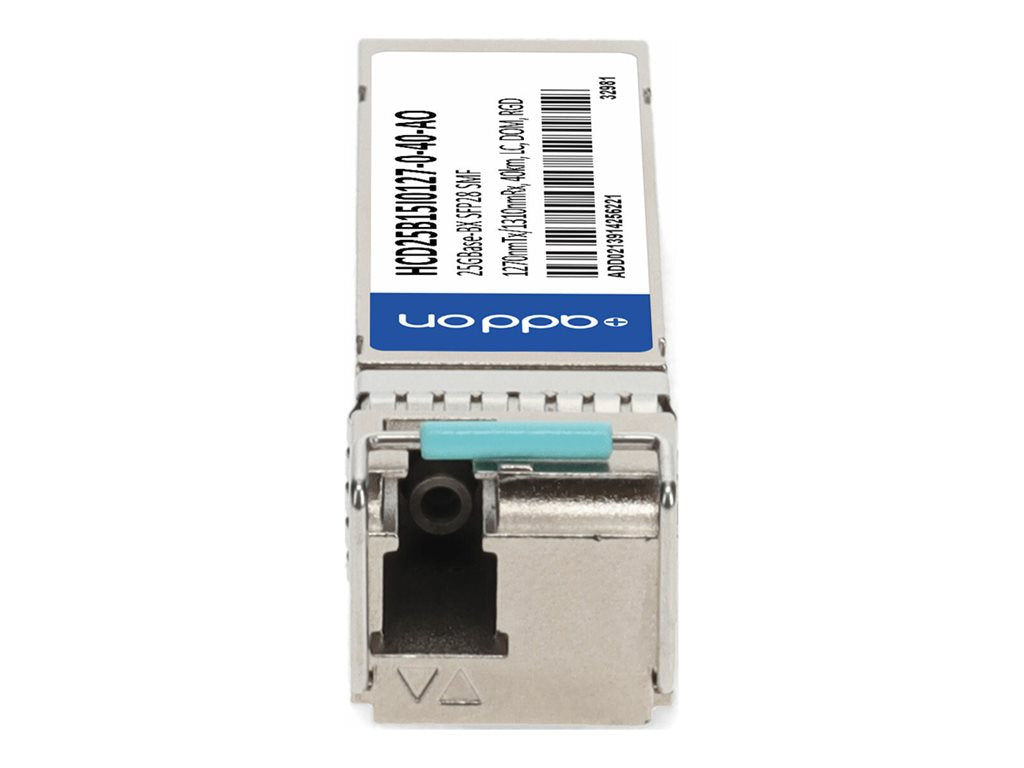 AddOn - SFP28 transceiver module (equivalent to: Fujitsu HCD25B15I0127-0-40) - 25GbE - 25GBase-BX - LC single-mode - up