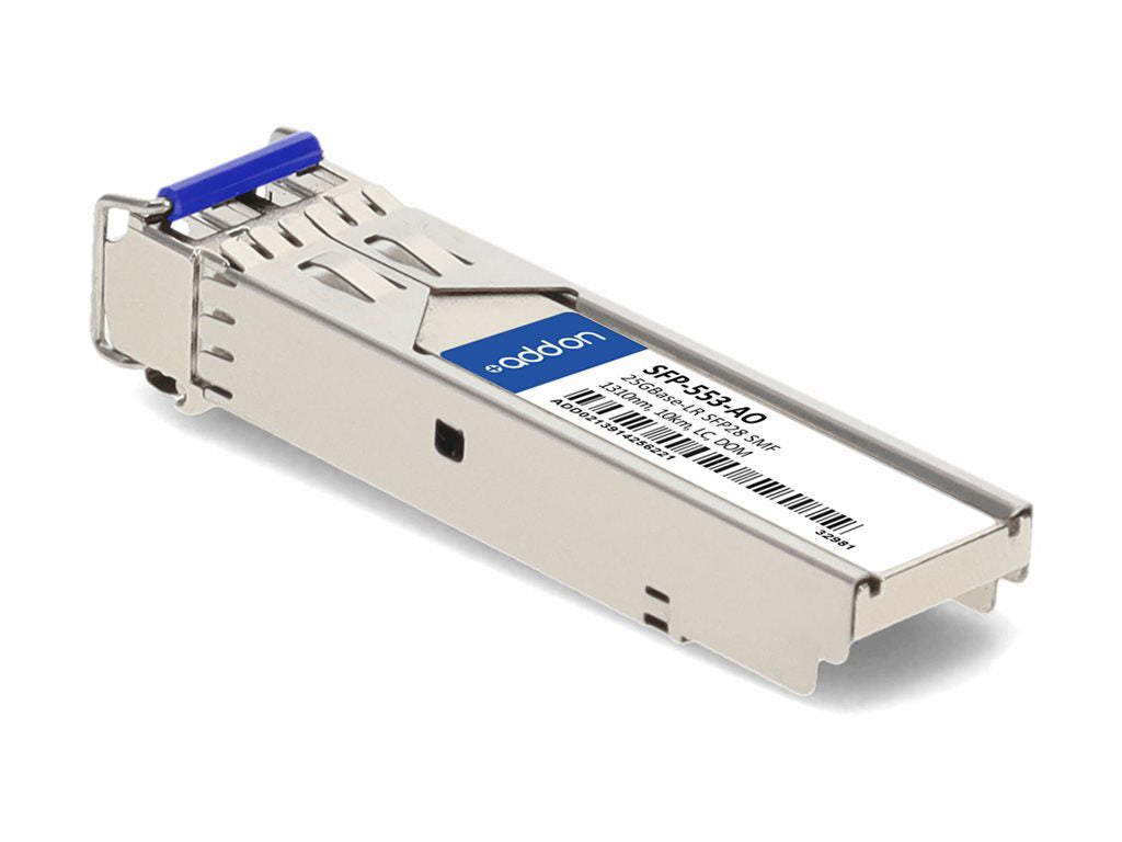 AddOn - SFP28 transceiver module (equivalent to: Gigamon SFP-553) - 25GbE - 25GBase-LR - LC single-mode - up to 6.2
