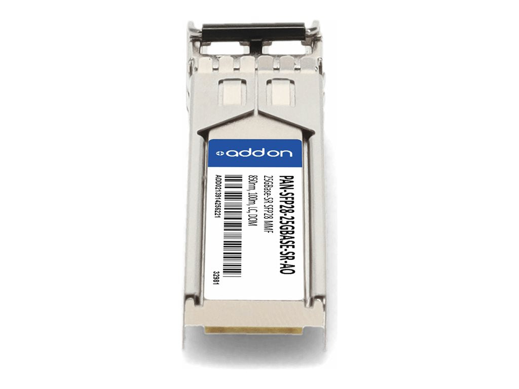 AddOn - SFP28 transceiver module (equivalent to: Palo Alto Networks SFP-25G-SR) - 25GbE - 25GBase-SR - LC multi-mode -