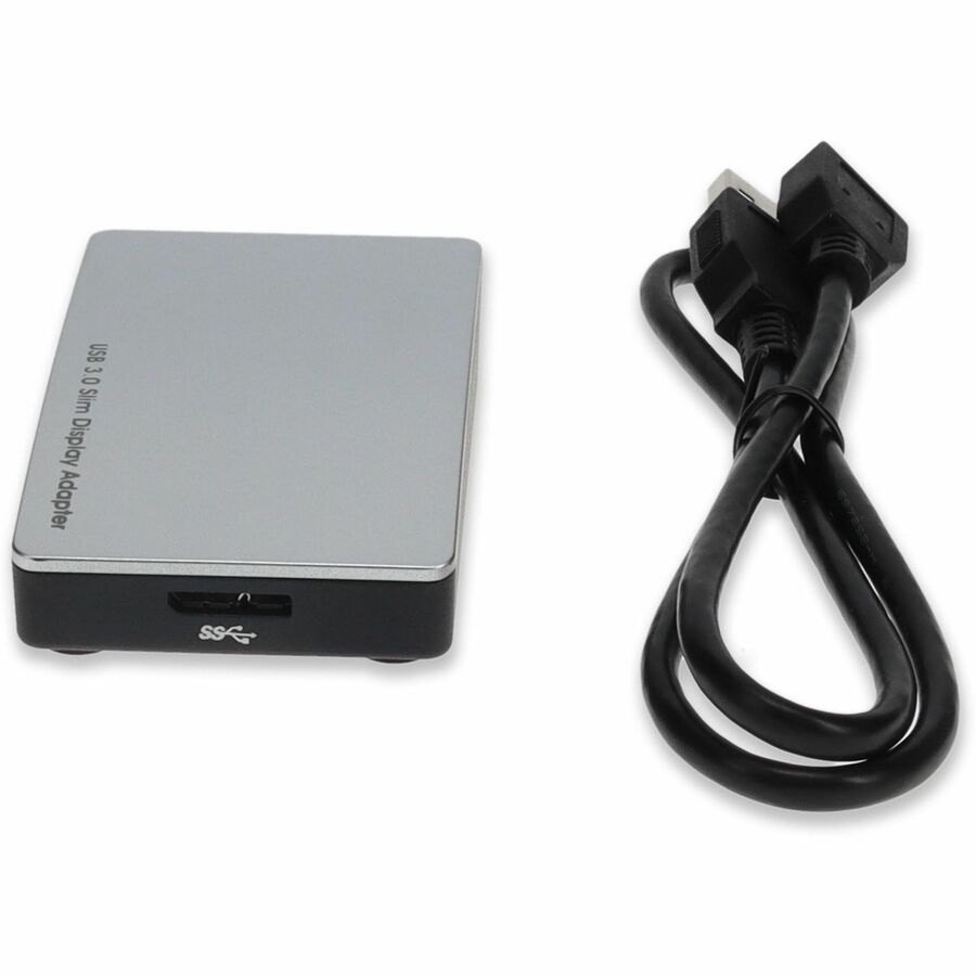 AddOn USB 3.0 (A) Male to VGA Female White Adapter Including 1ft Cable USB302VGA