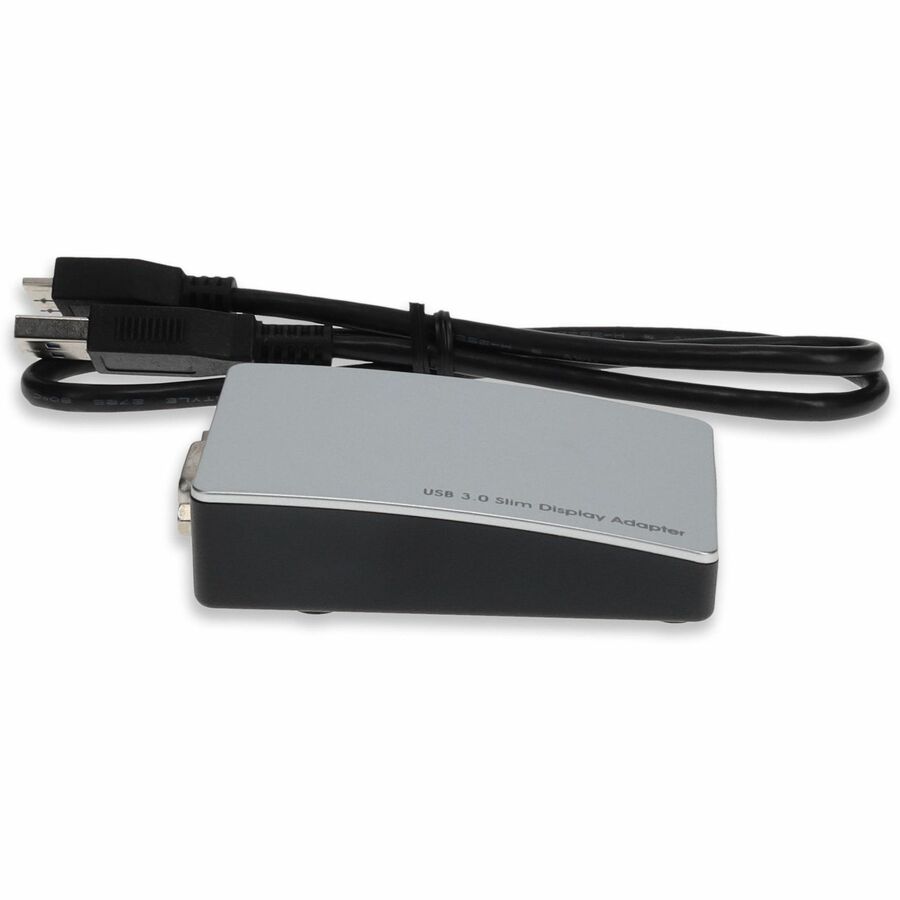 AddOn USB 3.0 (A) Male to VGA Female White Adapter Including 1ft Cable USB302VGA