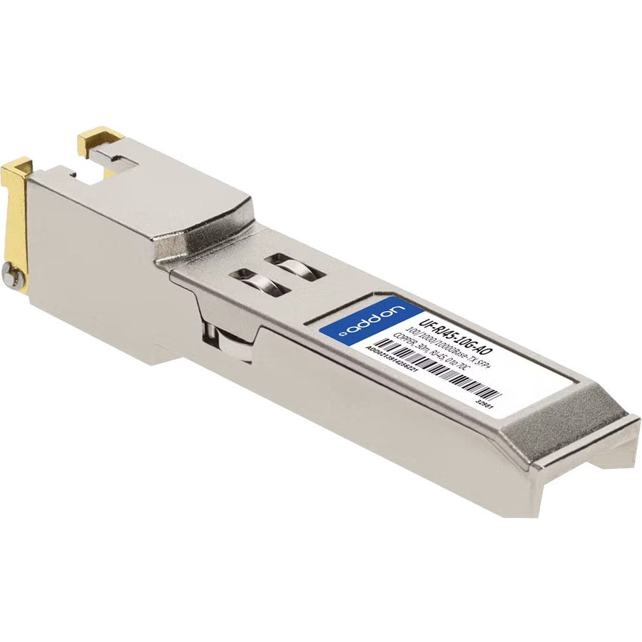 AddOn Ubiquiti SFP+ Module - For Data Networking - 1 x RJ-45 100/1000/10000Base-TX