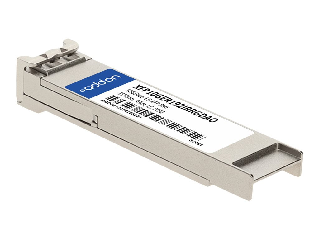 AddOn - XFP transceiver module - 10 GigE - 10GBase-ER - LC single-mode - up to 24.9 miles - 1550 nm