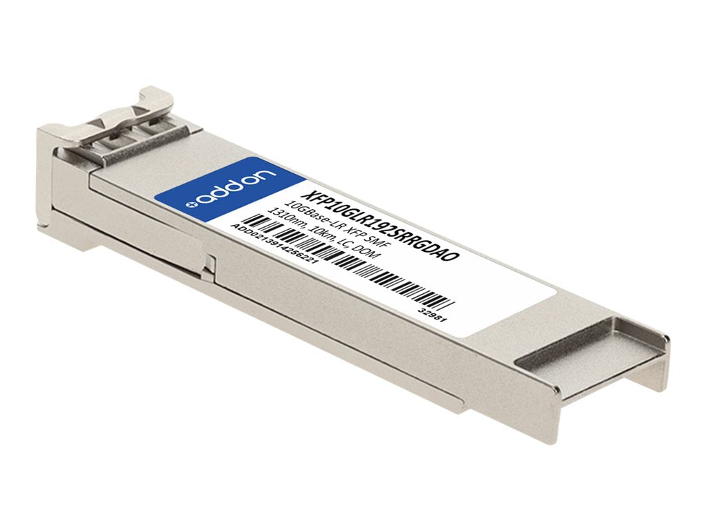 AddOn - XFP transceiver module - 10GBase-LR - LC single-mode - up to 6.2 miles - 1310 nm - for P/N: A900-IMA2Z=,