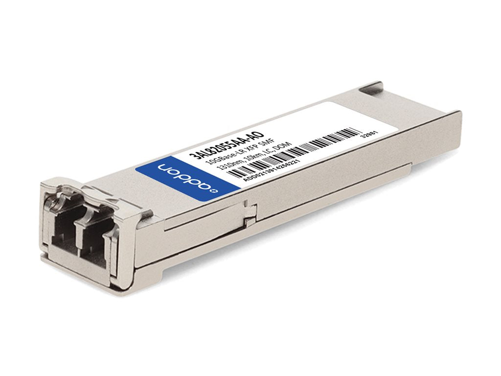 AddOn - XFP transceiver module (equivalent to: Alcatel-Lucent Nokia 3AL82055AA) - 10GbE - 10GBase-LR - LC single-mode -