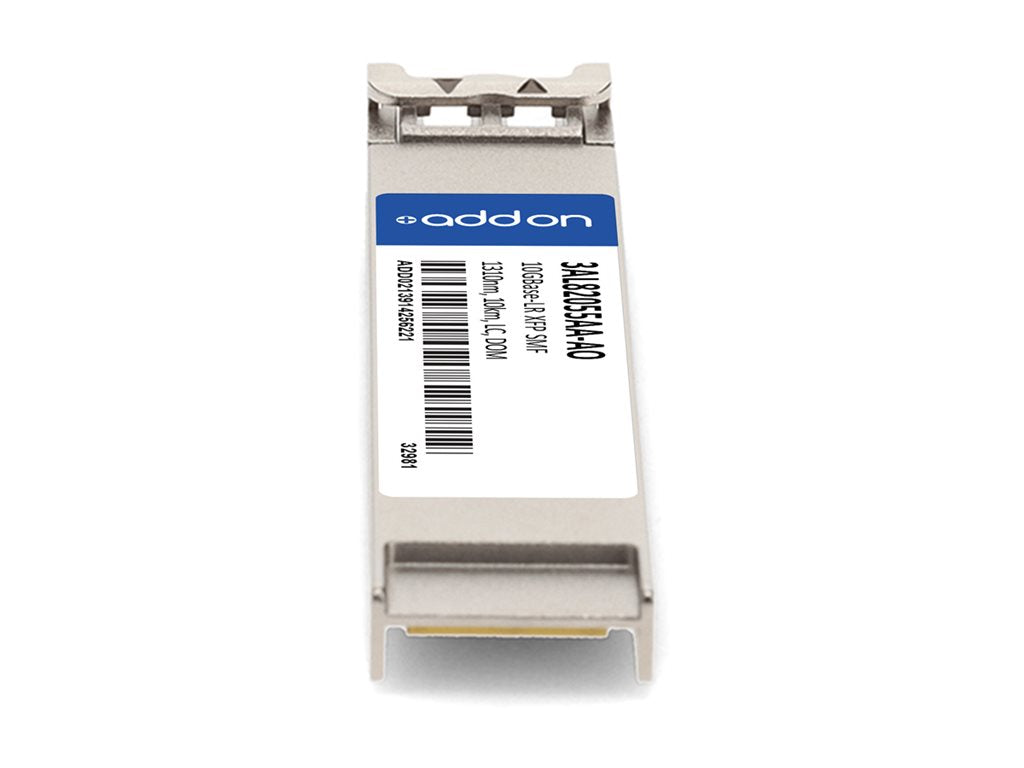 AddOn - XFP transceiver module (equivalent to: Alcatel-Lucent Nokia 3AL82055AA) - 10GbE - 10GBase-LR - LC single-mode -
