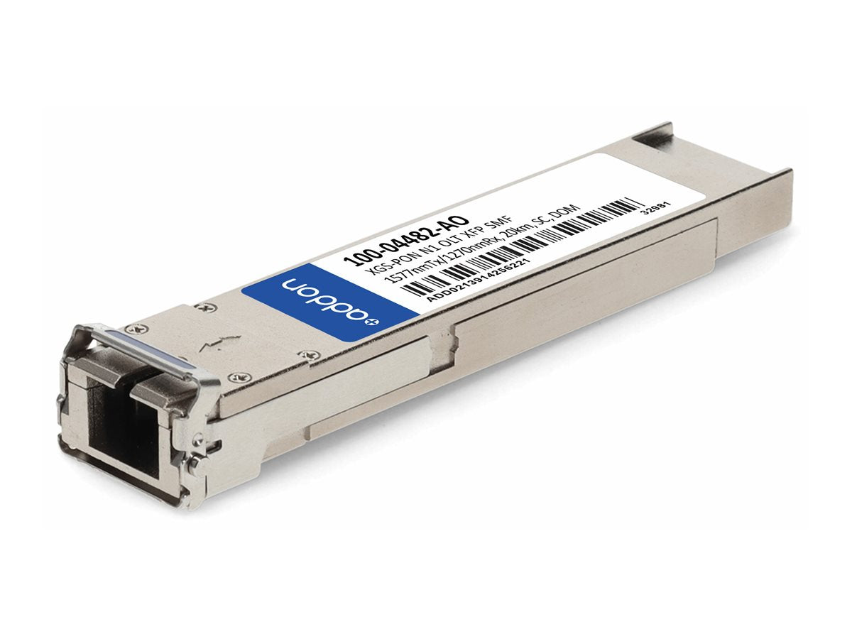 AddOn - XFP transceiver module (equivalent to: Calix 100-04482) - 10GbE - 10GBase-N1 - SC single-mode - up to 12.4 miles