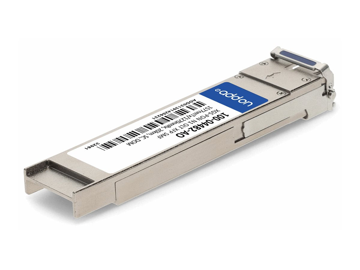 AddOn - XFP transceiver module (equivalent to: Calix 100-04482) - 10GbE - 10GBase-N1 - SC single-mode - up to 12.4 miles