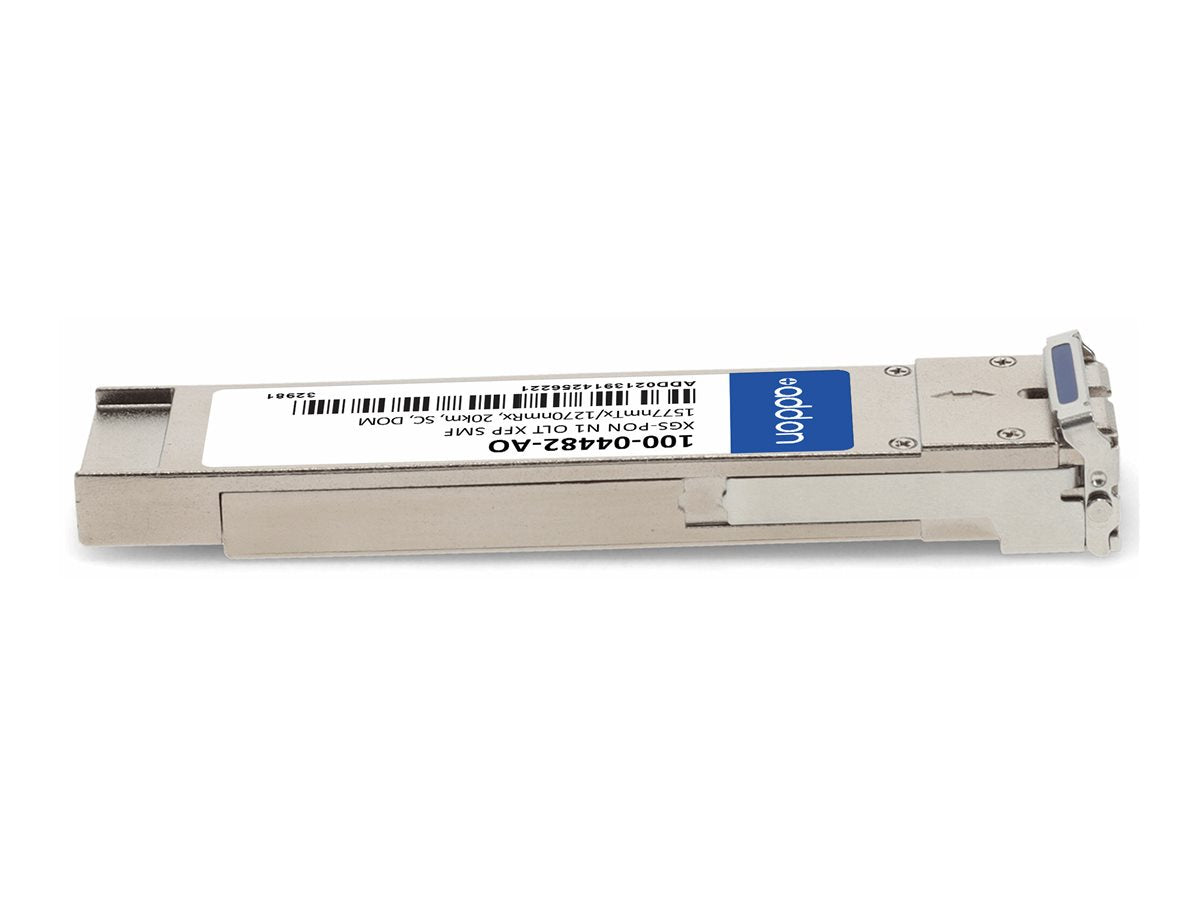 AddOn - XFP transceiver module (equivalent to: Calix 100-04482) - 10GbE - 10GBase-N1 - SC single-mode - up to 12.4 miles