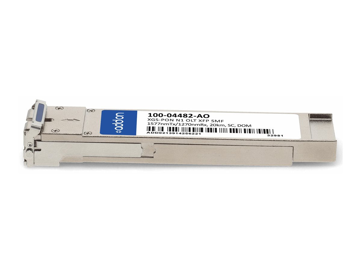 AddOn - XFP transceiver module (equivalent to: Calix 100-04482) - 10GbE - 10GBase-N1 - SC single-mode - up to 12.4 miles