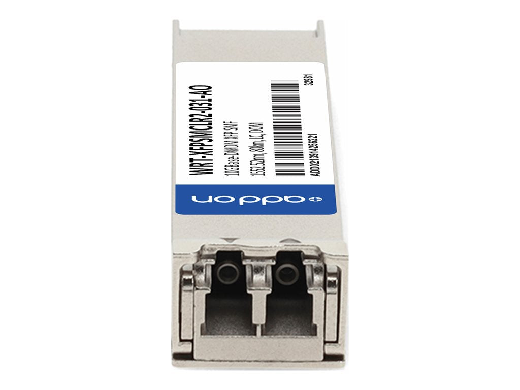 AddOn - XFP transceiver module (equivalent to: JDSU WRT-XFPSMCLR2-031) - 10GbE - 10GBase-DWDM - LC single-mode - up to