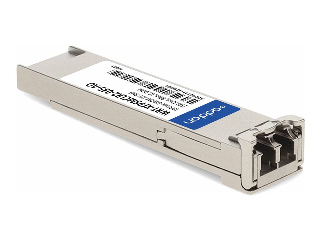 AddOn - XFP transceiver module (equivalent to: JDSU WRT-XFPSMCLR2-035) - 10GbE - 10GBase-DWDM - LC single-mode - up to