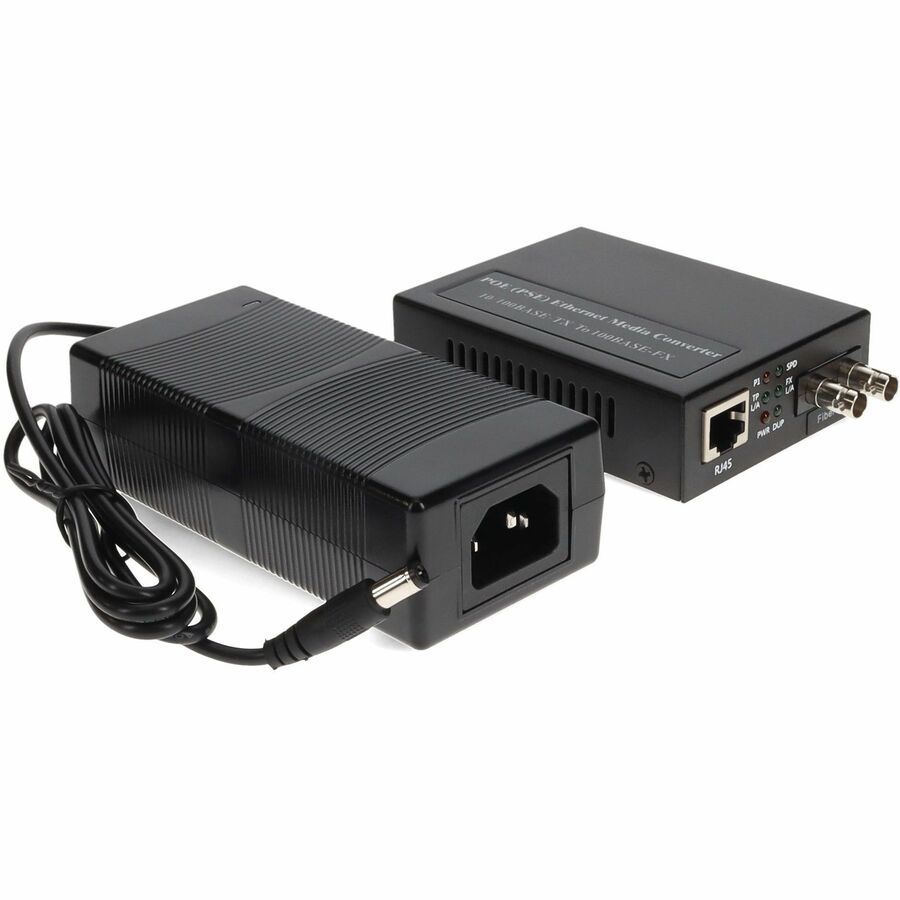 Addon 10/100Base-Tx(Rj-45) To 100Base-Lx(St) Smf 1310Nm 20Km Poe Media Converter Add-Fmcp-Lx-2St