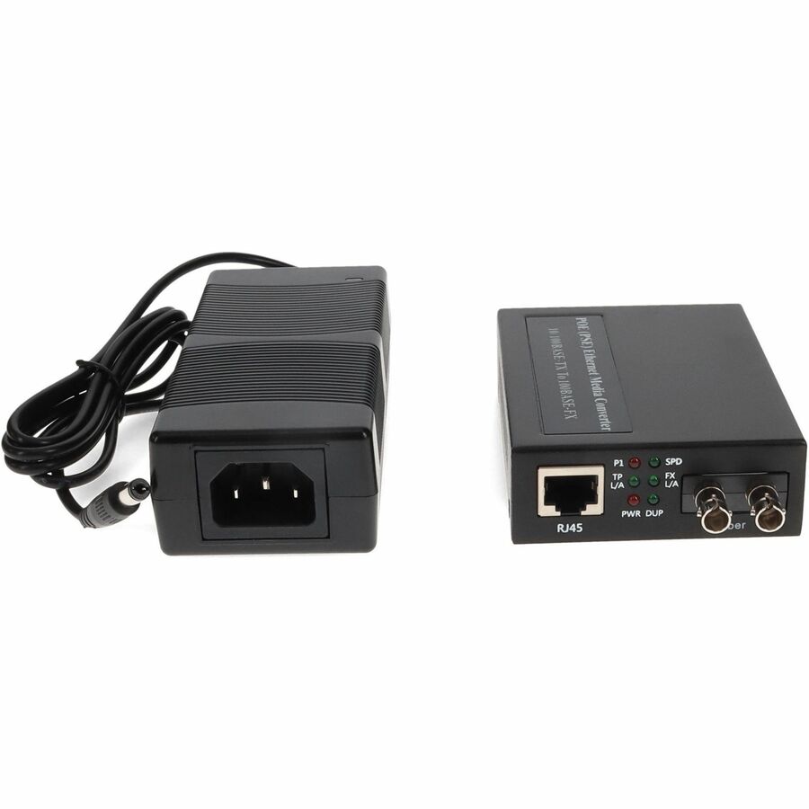 Addon 10/100Base-Tx(Rj-45) To 100Base-Lx(St) Smf 1310Nm 20Km Poe Media Converter Add-Fmcp-Lx-2St