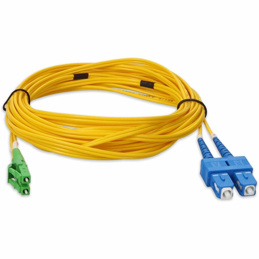 Addon 1M Alc (Male) To Sc (Male) Yellow Os2 Duplex Fiber Ofnr (Riser-Rated) Patch Cable