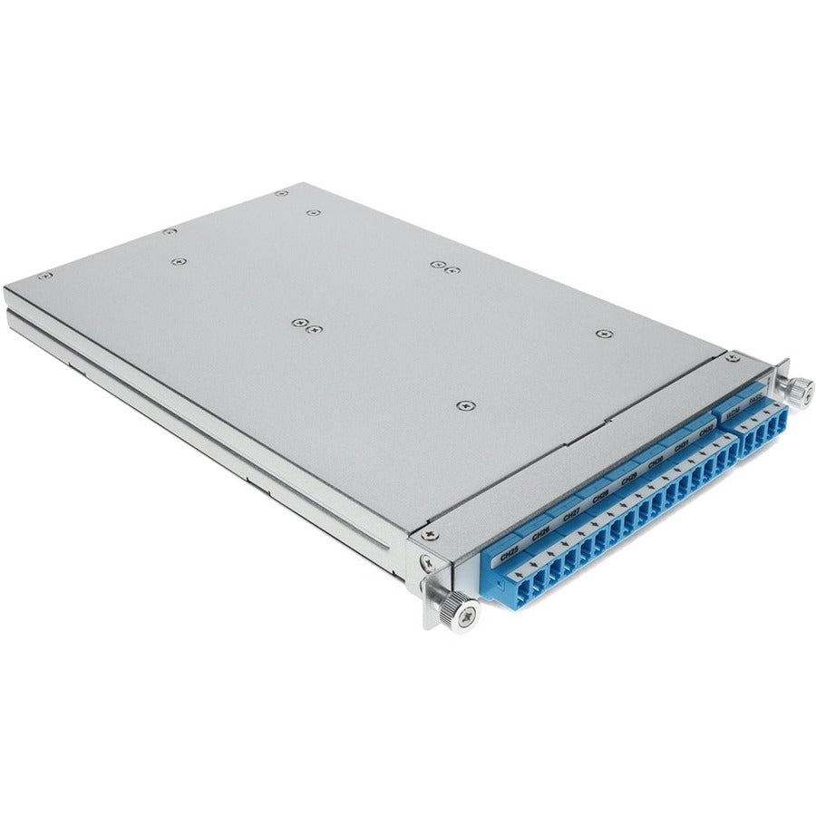 Addon 8 Channel Dwdm Mux Cartridge, Channels 25, 26, 27, 28, 29, 30, 31 And 32, With Pass Ports. Duplex Lc