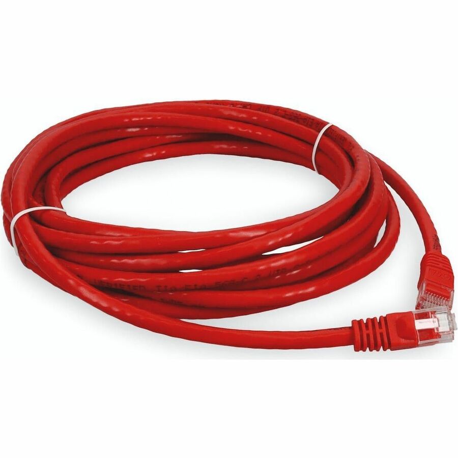 Addon Networks Add-33Fcat6-Rd Networking Cable Red 10.06 M Cat6 U/Utp (Utp)