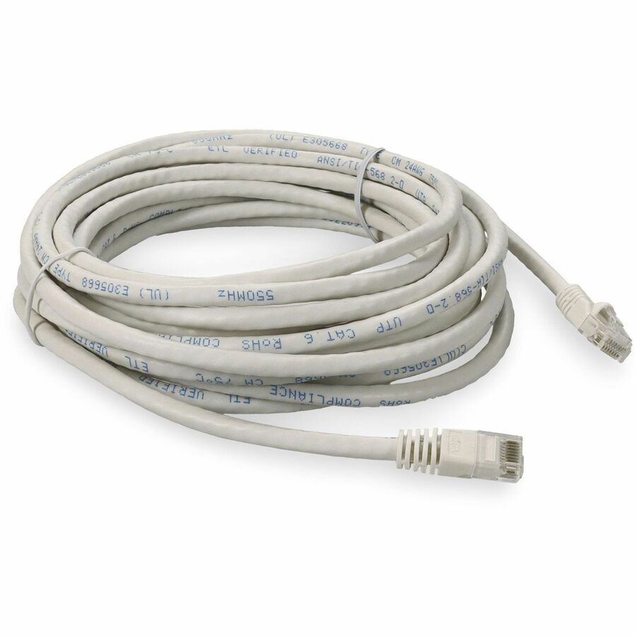 Addon Networks Add-50Fcat6-We Networking Cable White 15.24 M Cat6 U/Utp (Utp)