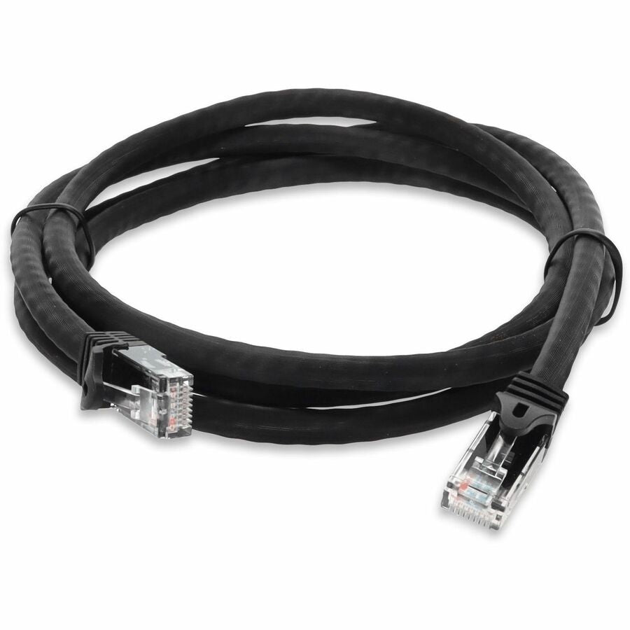 Addon Networks Add-8Fcat6A-Bk Networking Cable Black 2.44 M Cat6A U/Utp (Utp)