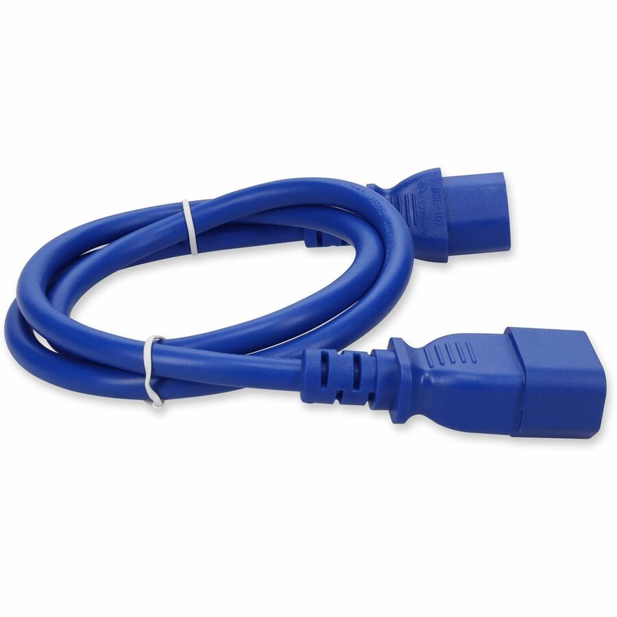 Addon Networks Add-C132C1414Awg3Ftbe Power Cable Blue 0.91 M C14 Coupler C13 Coupler
