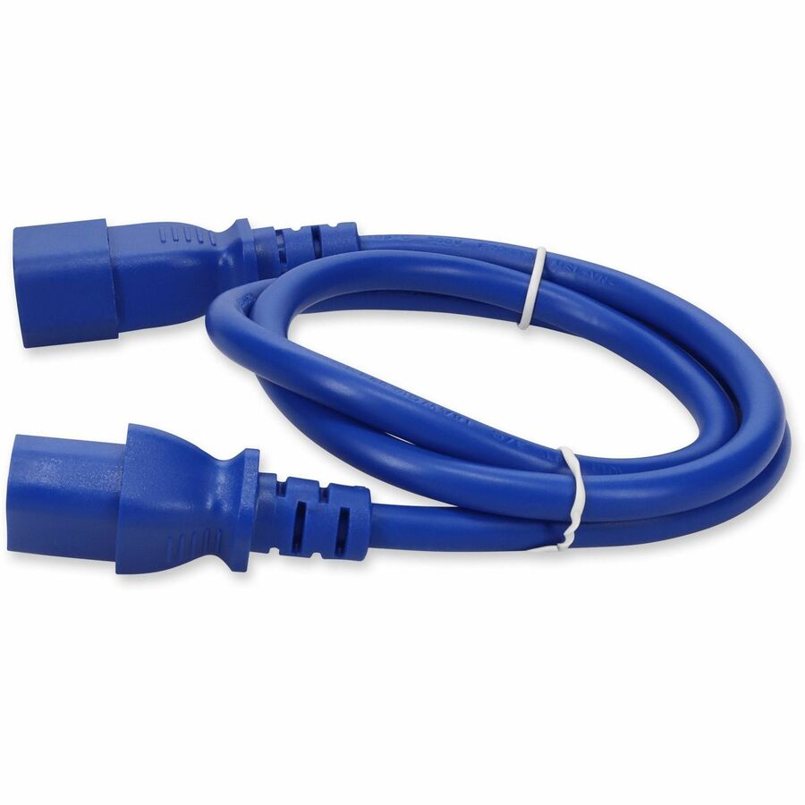 Addon Networks Add-C132C1414Awg6Ftbe Power Cable Blue 1.83 M C14 Coupler C13 Coupler