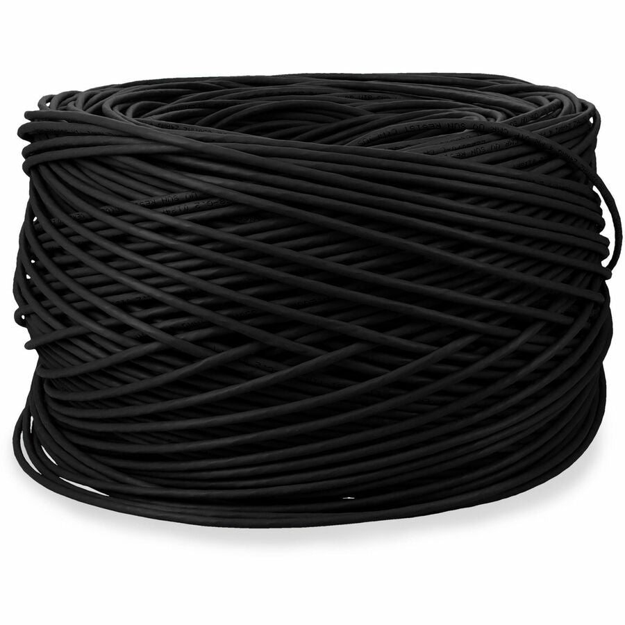 Addon Networks Add-Cat5Ebulk1K-Bk Networking Cable Black 304.8 M Cat5E U/Utp (Utp)