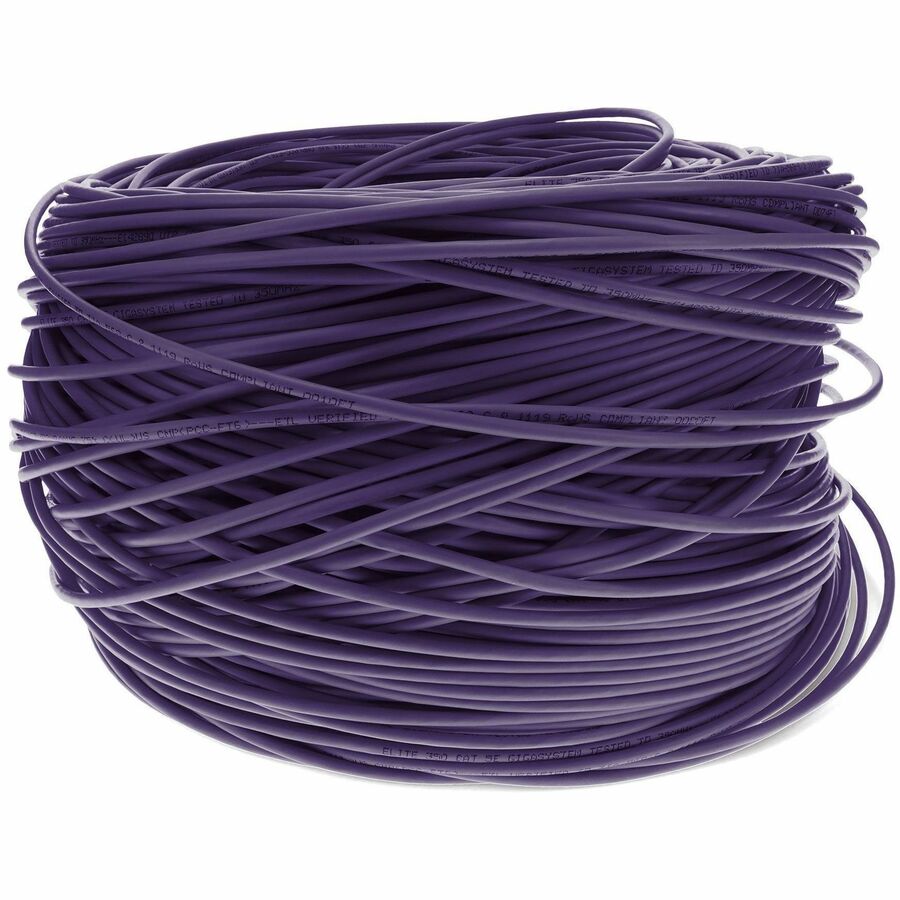 Addon Networks Add-Cat5Ebulk1Kpsd-Pe Networking Cable Purple 304.8 M Cat5E U/Utp (Utp)