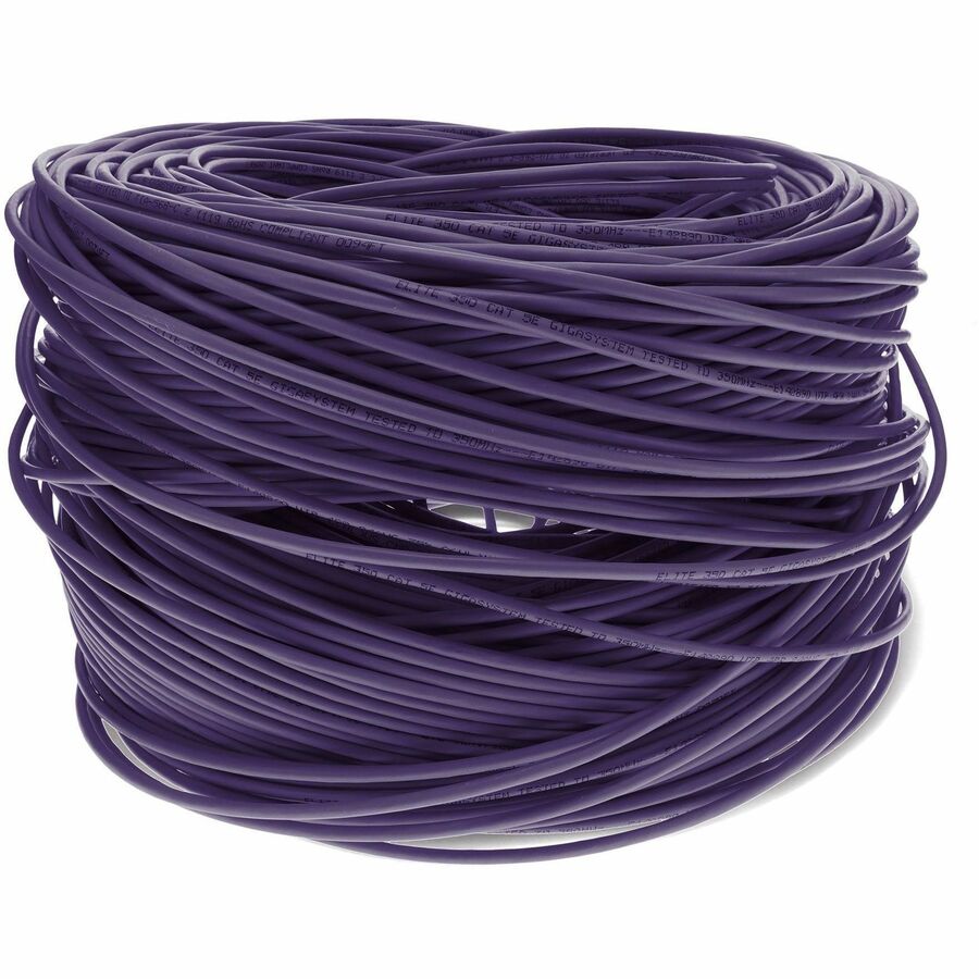 Addon Networks Add-Cat5Ebulk1Kpsd-Pe Networking Cable Purple 304.8 M Cat5E U/Utp (Utp)