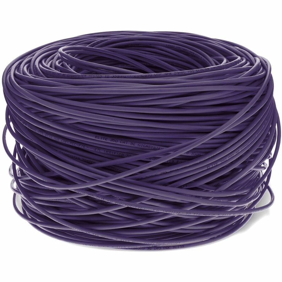 Addon Networks Add-Cat5Ebulk1Kpsd-Pe Networking Cable Purple 304.8 M Cat5E U/Utp (Utp)