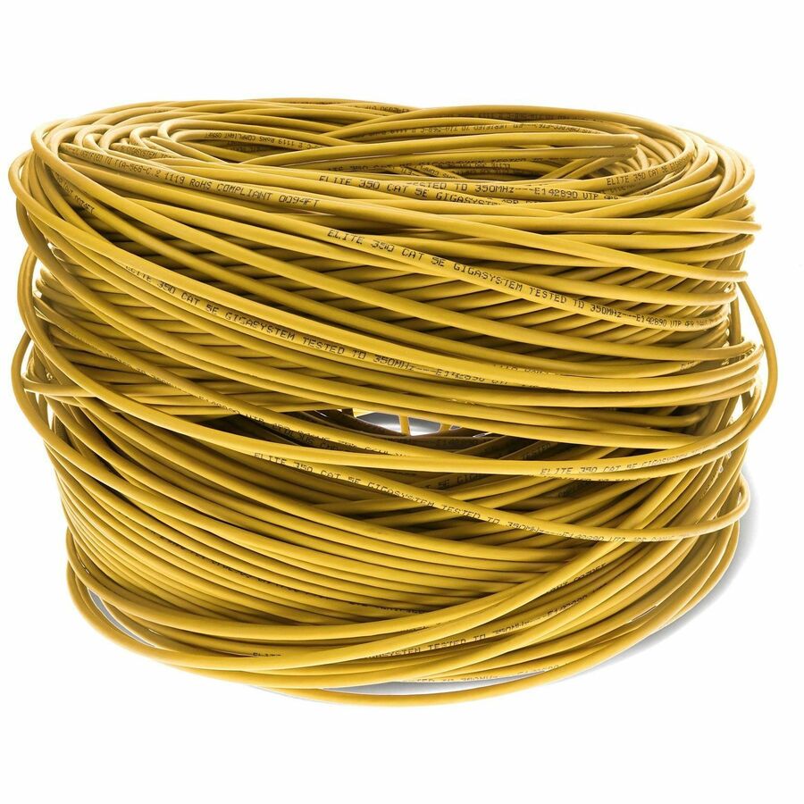 Addon Networks Add-Cat5Ebulk1Kpsd-Yw Networking Cable Yellow 304.8 M Cat5E U/Utp (Utp)