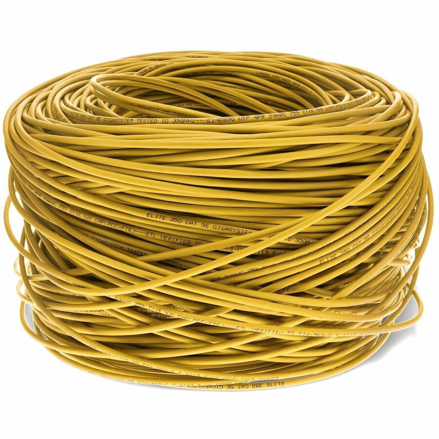 Addon Networks Add-Cat5Ebulk1Kpsd-Yw Networking Cable Yellow 304.8 M Cat5E U/Utp (Utp)