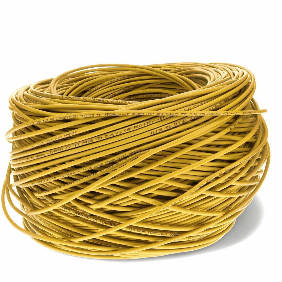 Addon Networks Add-Cat5Ebulk1Kpsd-Yw Networking Cable Yellow 304.8 M Cat5E U/Utp (Utp)