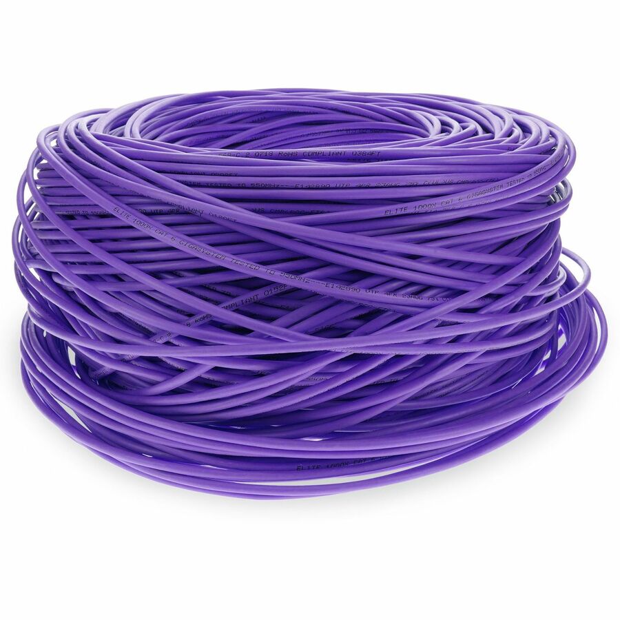 Addon Networks Add-Cat61Ksp-Pe Networking Cable Purple 304.8 M Cat6