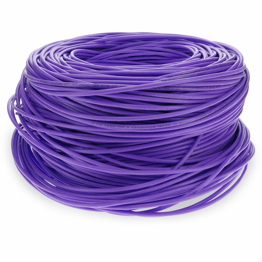 Addon Networks Add-Cat61Ksp-Pe Networking Cable Purple 304.8 M Cat6